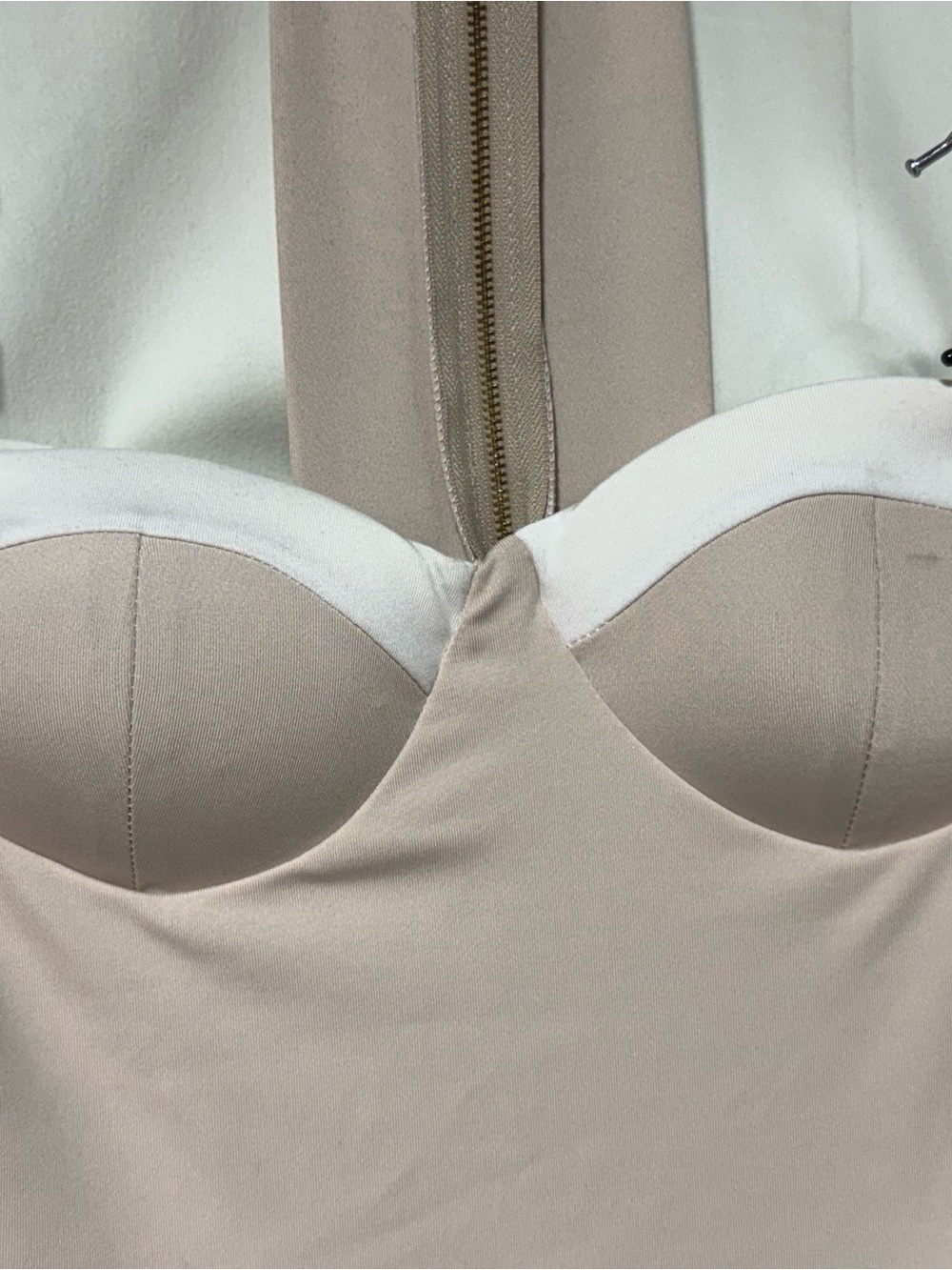 Fashion Nova White Label Top with Pink Logo Accent - Picture 2 of 6